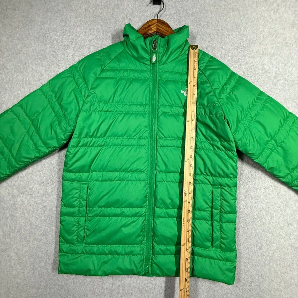 The North Face Alpz 550 Down Jacket Boys XL 18/20 Green Puffer Coat